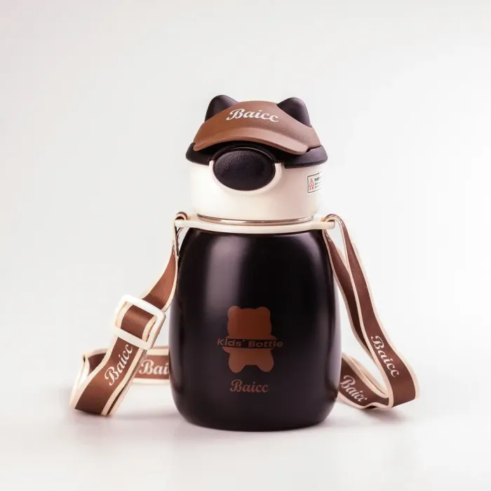 Термос детский с поильником 500 мл термокружка из нержавеющей стали до 12 часов. (HPGM8860B) - изображение 2