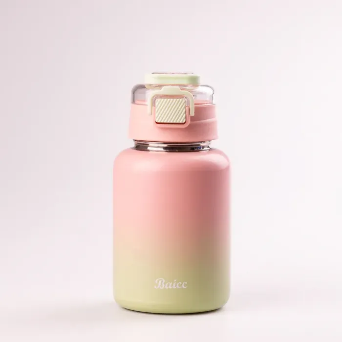 Термос с трубочкой и ремешком 600 мл из нержавеющей стали до 12 часов. - изображение 3