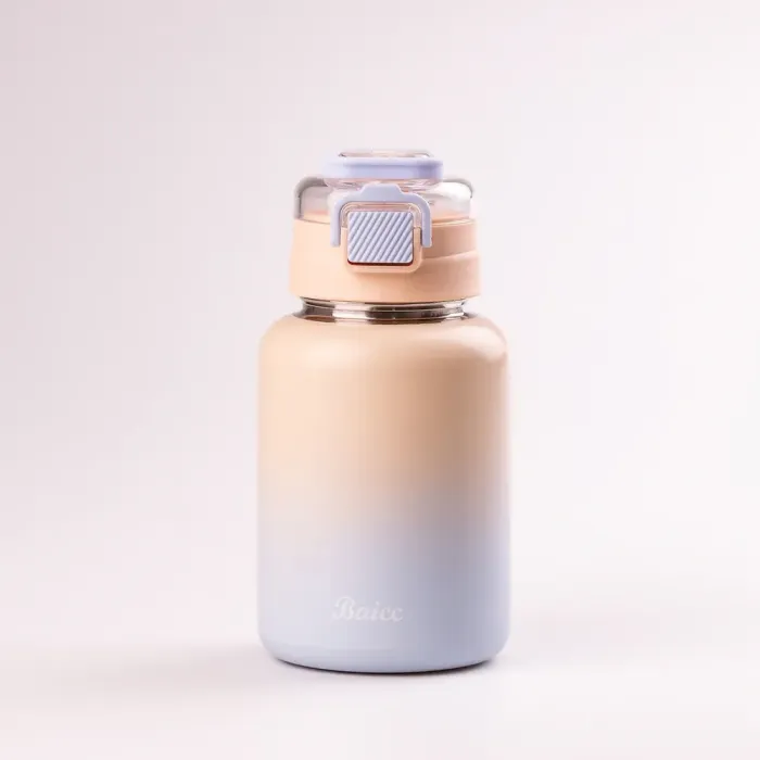 Термос с трубочкой и ремешком 600 мл из нержавеющей стали до 12 часов. - изображение 3