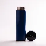 Термос із датчиком температури 500 мл з нержавіючої сталі термокухоль до 12 годин HP-GM-443 Синій (HPGM443BL)