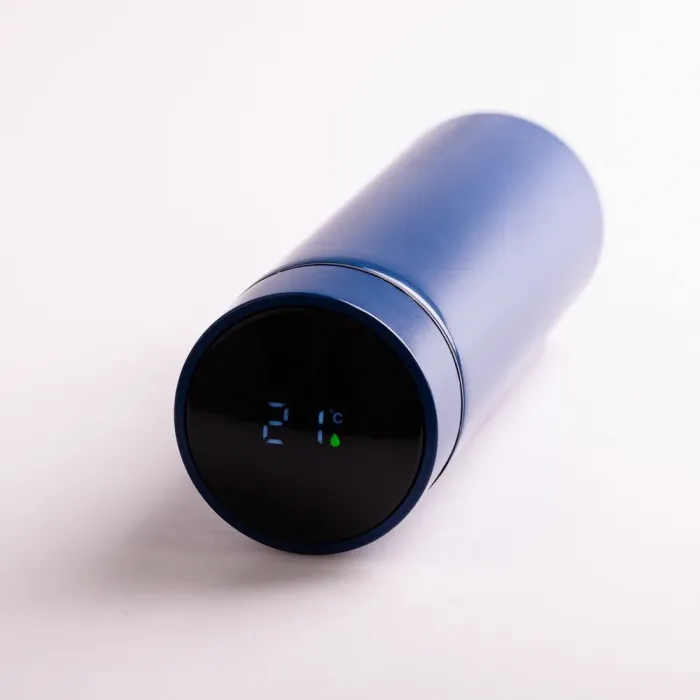 Термос с датчиком температуры 500 мл из нержавеющей стали термокружка до 12 часов. HP-GM-443 Синий - изображение 4