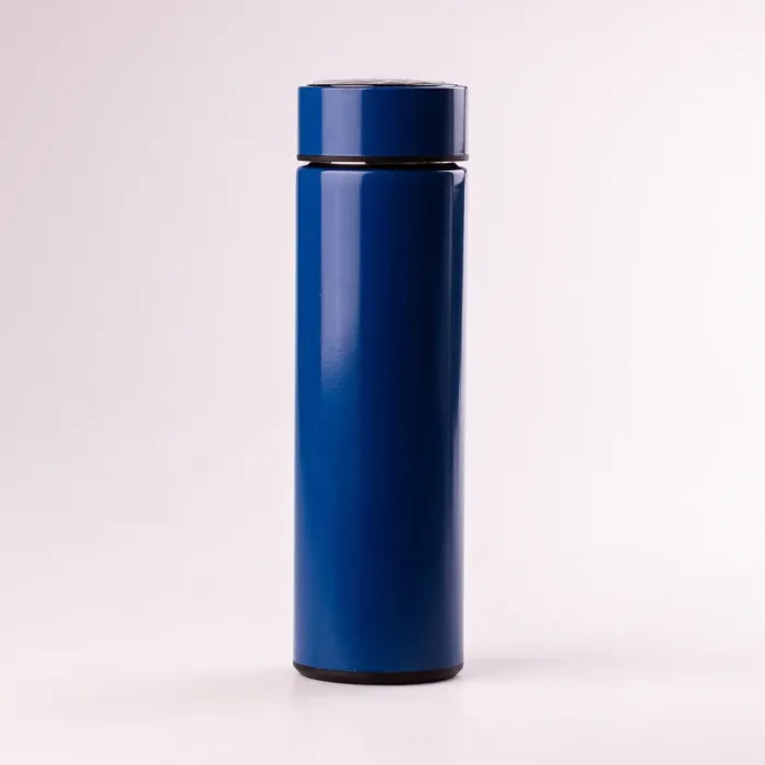 Термос с датчиком температуры 500 мл из нержавеющей стали термокружка до 12 часов. HP-GM-443 Синий - изображение 2