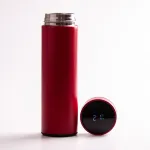 Термос із датчиком температури 500 мл з нержавіючої сталі термокухоль до 12 годин HP-GM-443 Червоний (HPGM443R)