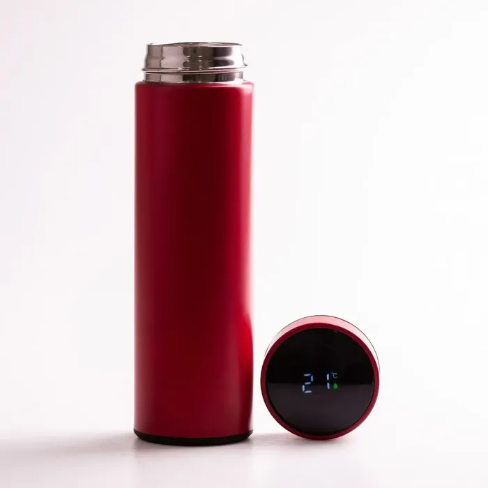 Термос с датчиком температуры 500 мл из нержавеющей стали термокружка до 12 часов HP-GM-443 - изображение 1