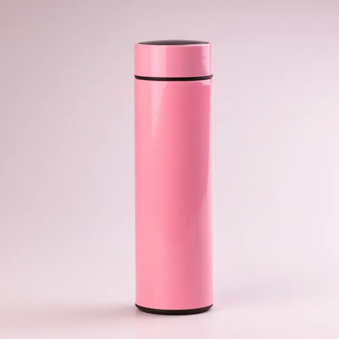 Термос с датчиком температуры 500 мл из нержавеющей стали термокружка до 12 часов. HP-GM-443 Розовый - изображение 2
