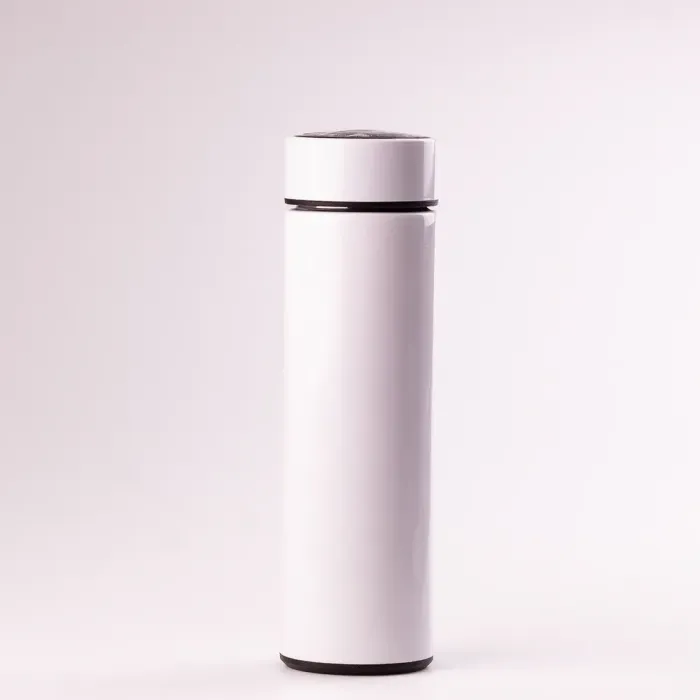 Термос с датчиком температуры 500 мл из нержавеющей стали термокружка до 12 часов HP-GM-443 Белый - изображение 2