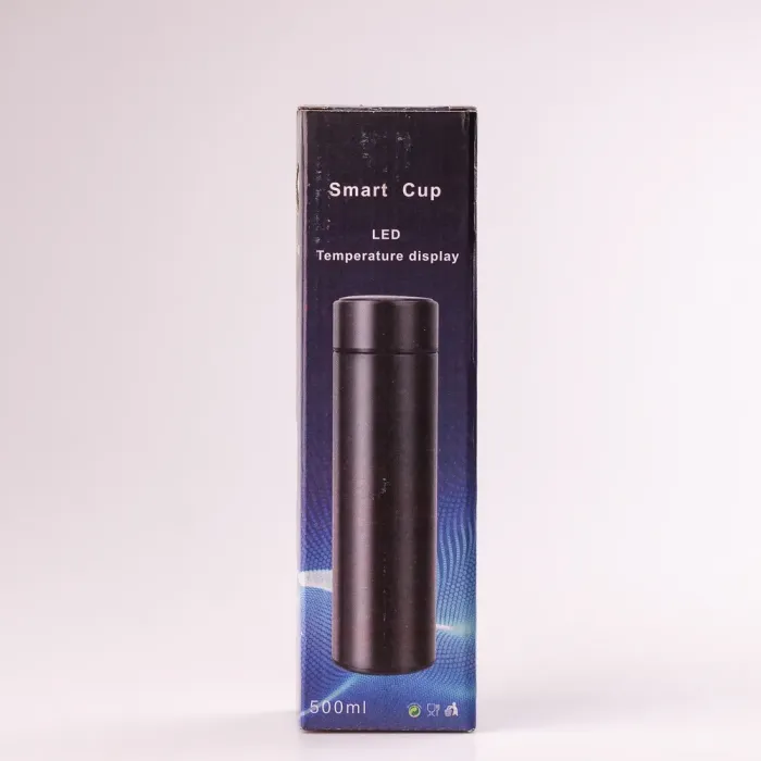 Термос с датчиком температуры 500 мл из нержавеющей стали термокружка до 12 часов HP-GM-443 Белый - изображение 4