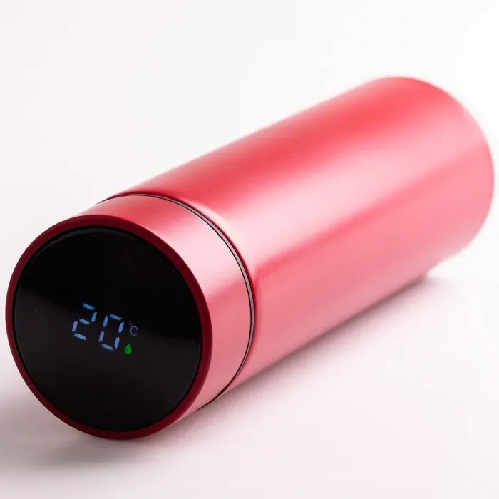 Термос с датчиком температуры 500 мл из нержавеющей стали термокружка до 12 часов HP-GM-443 - изображение 3