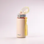 Термос з напувалкою 350 мл термокухоль з нержавіючої сталі до 12 годин Жовтий (HPGM8839Y)