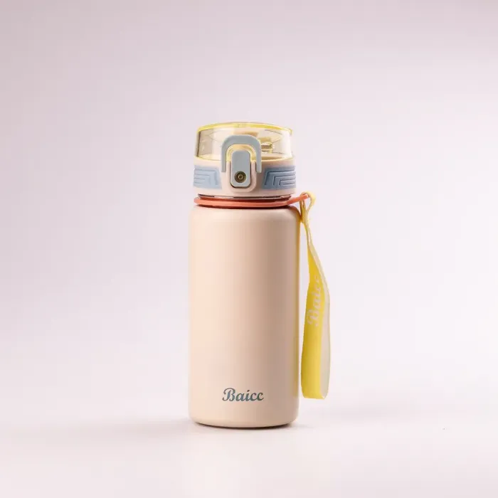 Термос с поилкой 350 мл термокружка из нержавеющей стали до 12 часов Желтый (HPGM8839Y) - изображение 2