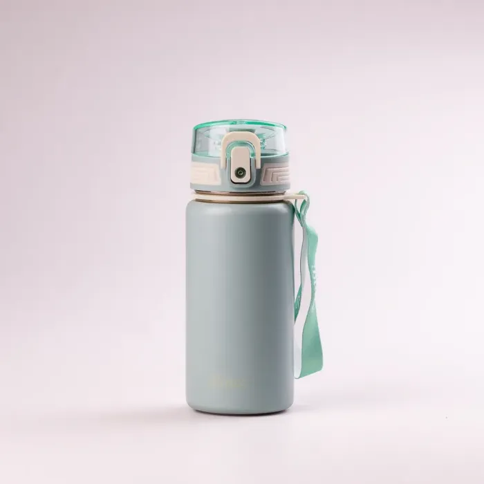 Термос с поилкой 350 мл термокружка из нержавеющей стали до 12 часов (HPGM8839GR) - изображение 1