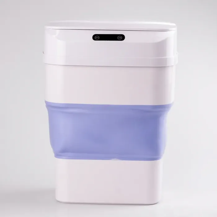 Відро для сміття автоматичне складане із сенсорною кришкою від 8 л до 17.5 л Синій (HPLN3) - зображення 1