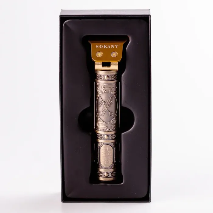Тример професійний акумуляторний з насадками та USB машинка для стрижки бездротова Sokany SK-228 (SK228) - зображення 7