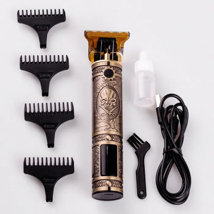 Тример професійний акумуляторний з насадками та USB машинка для стрижки бездротова Sokany SK-228 (SK228) - зображення 6