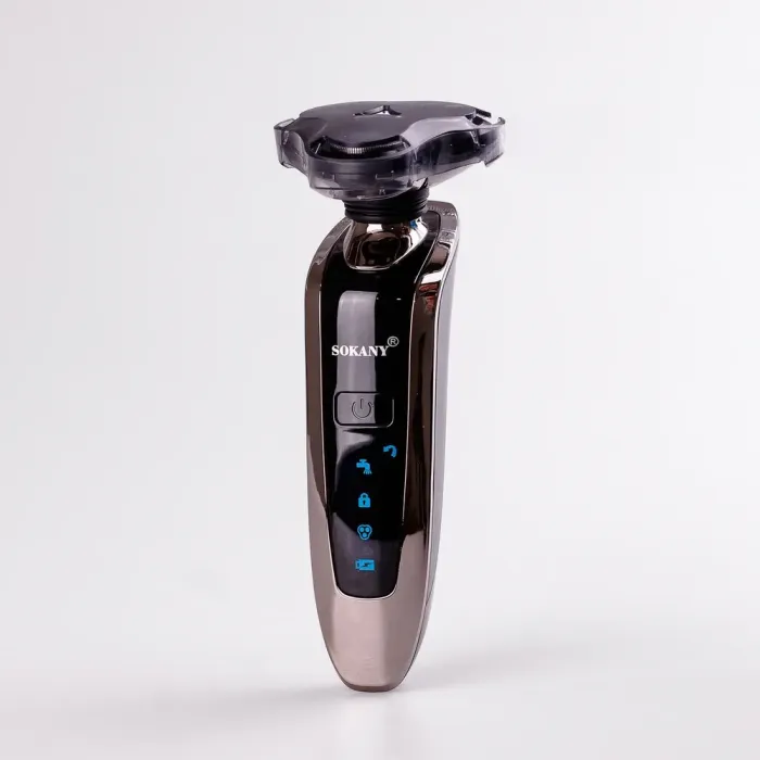 Електробритва портативна професійна чоловіча з насадками бритва шейвер для сухого гоління Sokany SK-378 (SK378) - зображення 1
