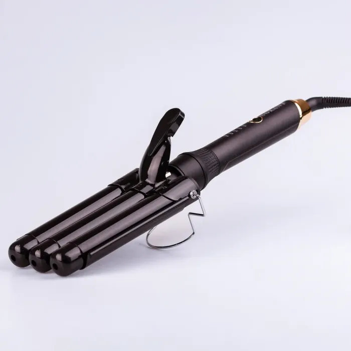 Плойка для волосся керамічна 5 хвиль 45 Вт широкий стайлер для завивки волосся голлівудські локони Sokany SK-670 (SK670) - зображення 1