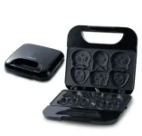 Мультипекар електричний 750 Вт вафельна сендвіч машина з антипригарним покриттям вафельна сендвіч машина (SK08005)