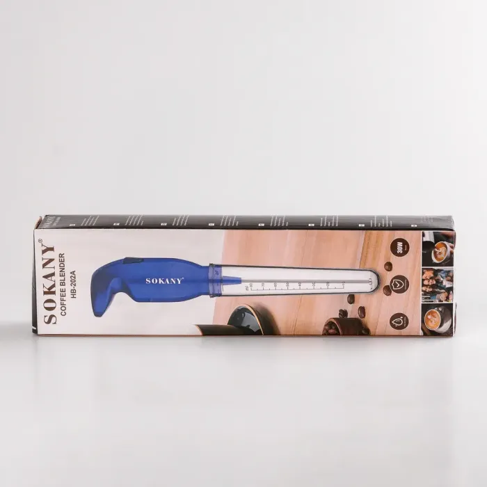 Капучинатор вспенитель 25 Вт бесшумный мини-миксер ручной Sokany SK-202A (HB202A) - изображение 6