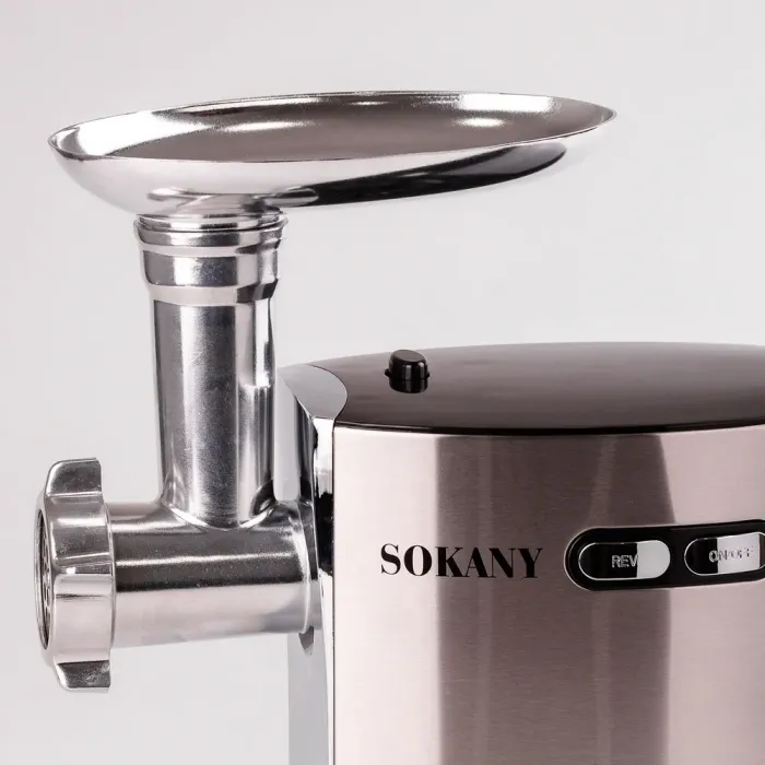 М'ясорубка для дому 2500 Вт електром'ясорубка Sokany (SK091) - зображення 4