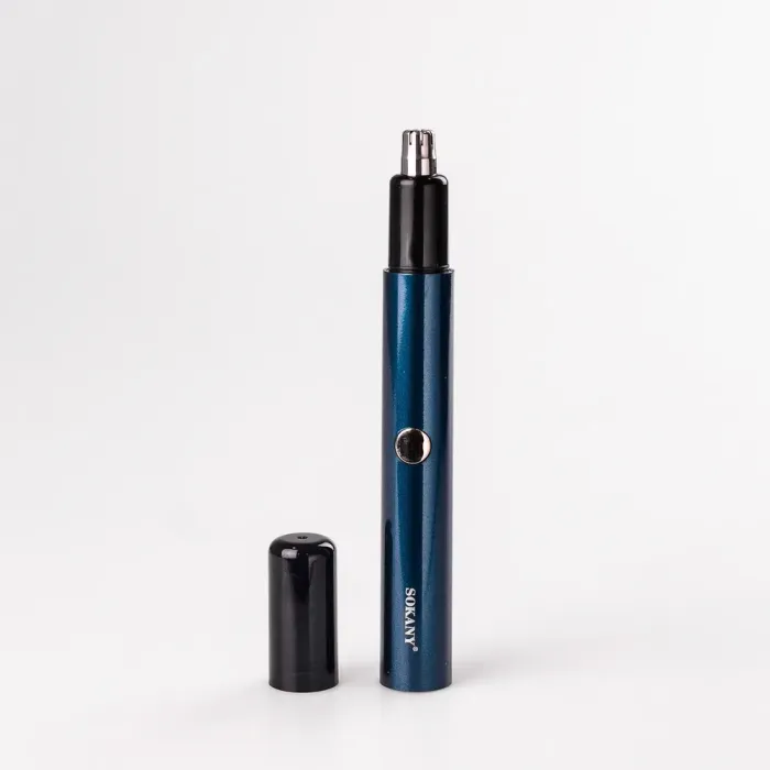 Тример для носа вух і брів акумуляторний із насадками та USB Sokany SK-320 Синій (SK320BL) - зображення 1