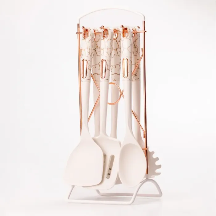 Набір кухонного приладдя на підставці 6 штук кухонні аксесуари (YRUR3) - зображення 3