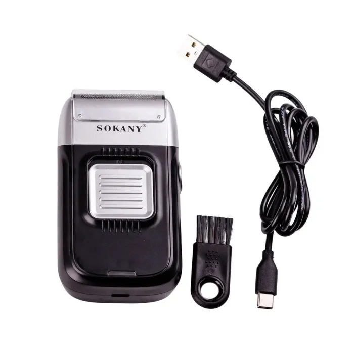 Електробритва портативна чоловіча професійна 1400 мАг бритва шейвер для сухого гоління VGR V-385 (SK385) - зображення 3