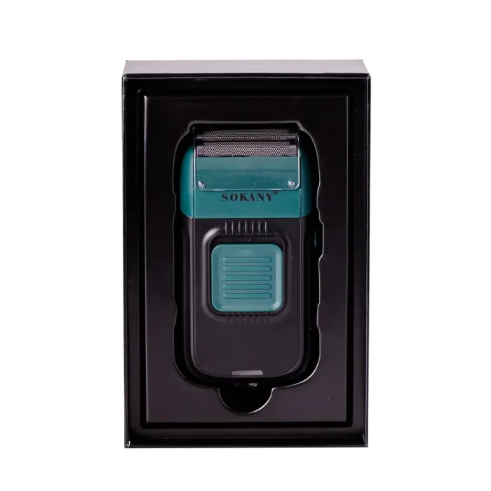 Електробритва портативна чоловіча професійна 1400 мАг бритва шейвер для сухого гоління VGR V-385 Зелений (SK385GR) - зображення 5