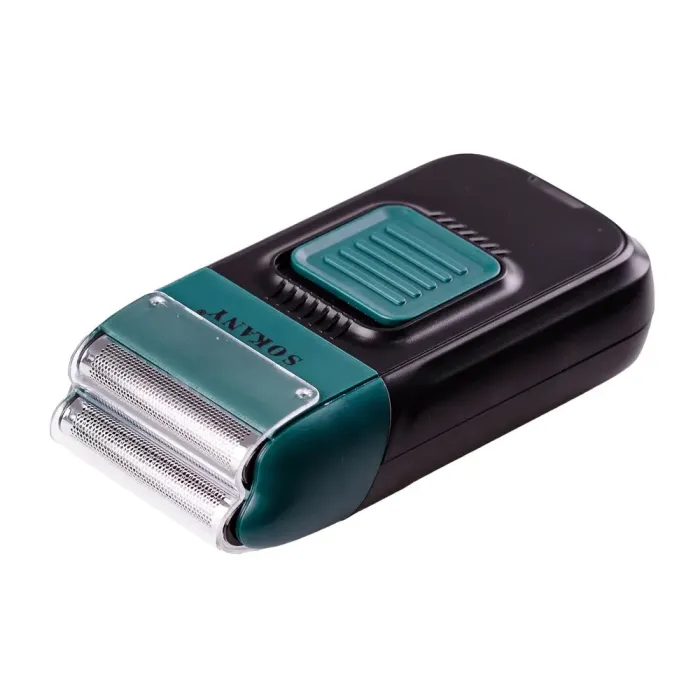 Електробритва портативна чоловіча професійна 1400 мАг бритва шейвер для сухого гоління VGR V-385 Зелений (SK385GR) - зображення 2