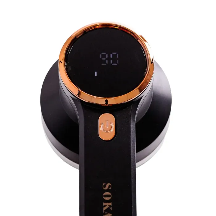 Машинка для стрижки ковтунців акумуляторна 9 Вт тример для чищення одягу ручний з дисплеєм SOKANY SK-12004 (SK12004) - зображення 6