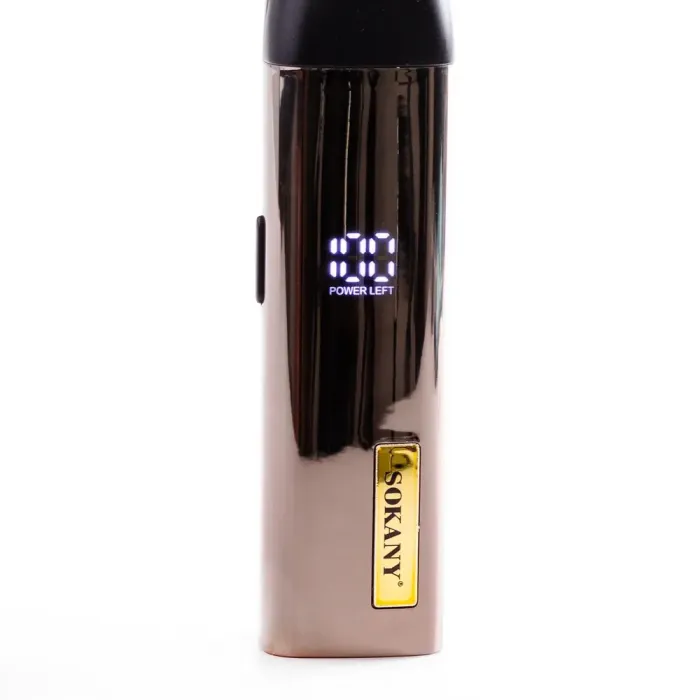 Машинка для стрижки волос аккумуляторная LED дисплей, мощный триммер для стрижки Sokany SK-LF-9957 (SKLF9957) - изображение 4