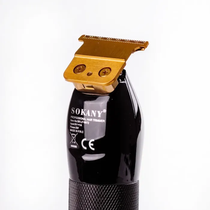 Машинка для стрижки волос аккумуляторная LED дисплей, мощный триммер для стрижки Sokany SK-LF-9972 (SKLF9972) - изображение 6