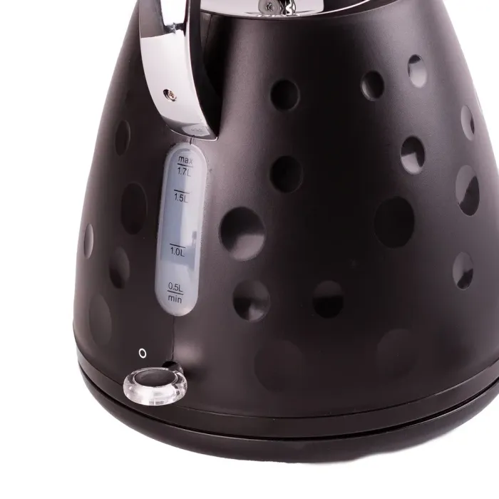 Електрочайник безшумний з нержавійки на 1,7 л 1850 Вт Sokany SK-1033 чорний (SK1033B) - зображення 8