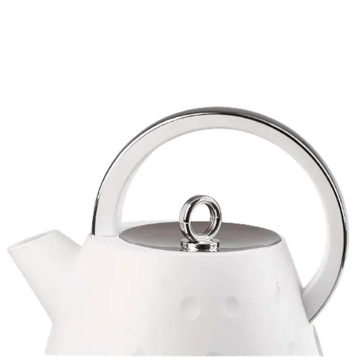 Електрочайник безшумний з нержавійки на 1,7 л 1850 Вт Sokany SK-1033 Білий (SK1033W) - зображення 4