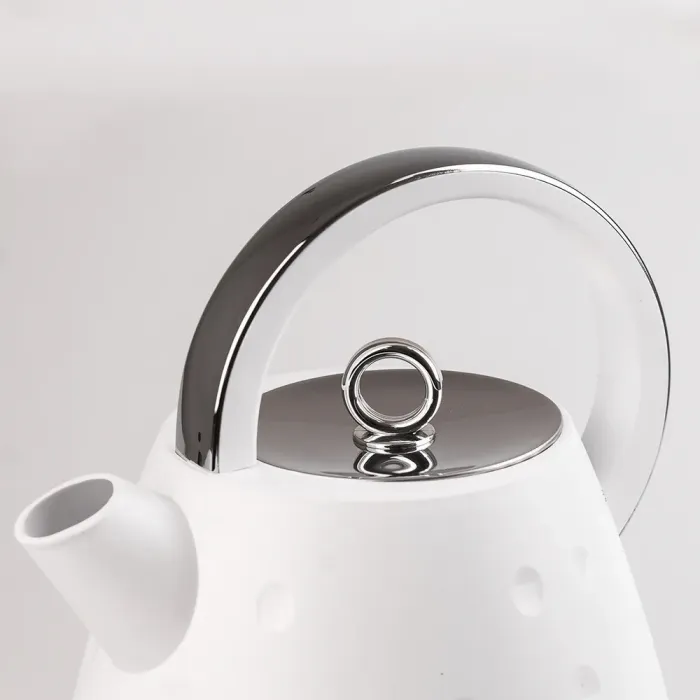 Електрочайник безшумний з нержавійки на 1,7 л 1850 Вт Sokany SK-1033 Білий (SK1033W) - зображення 2