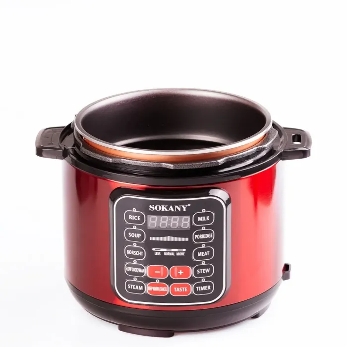 Мультиварка скороварка 5 л 1000 Вт багатофункціональна пароварка SK-2402-5L 1000 Вт багатофункціональна пароварка SK-2402-5L (SK24025) - зображення 2