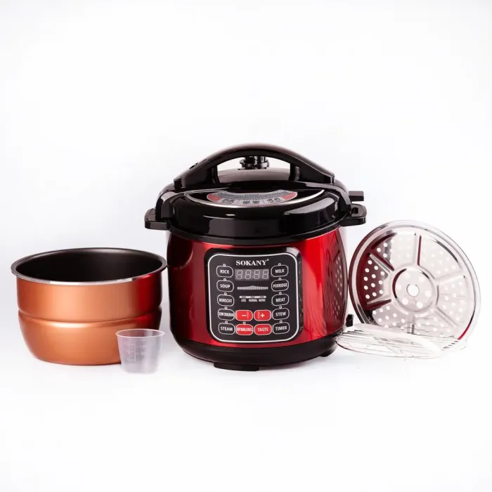 Мультиварка скороварка 5 л 1000 Вт багатофункціональна пароварка SK-2402-5L 1000 Вт багатофункціональна пароварка SK-2402-5L (SK24025) - зображення 3