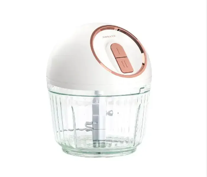 Блендер чоппер измельчитель 750 Вт 2.5 л мясорубка на 2 лезвия и 2 режима скорости Sokany (SKYM7036) - изображение 8