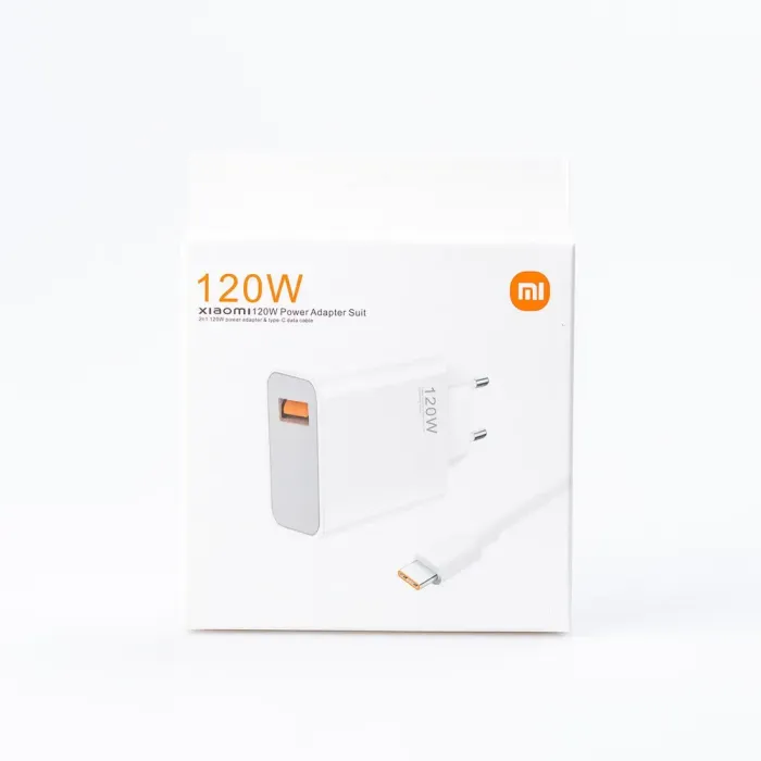 Зарядное устройство для Xiaomi 120 Вт USB-A адаптер с кабелем Type-C (X120W) - изображение 2