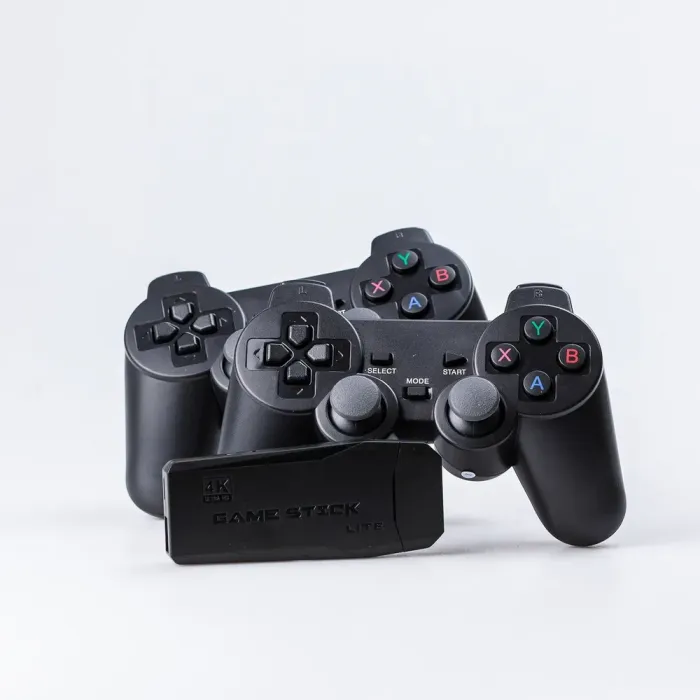 Ігрова приставка M8 64G 4К з 2 бездротовими джойстиками 10000 ігор консоль для телевізора (UR510) - зображення 4