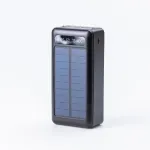 Повербанк 50000 mah powerbank із сонячною батареєю та 4 вбудованих кабелі USB / Micro / Type-C / Lightning (UR507)