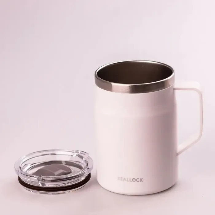 Термос металлический 550 мл термокружка из нержавеющей стали до 12 часов. (HPGMB5502W) - изображение 2