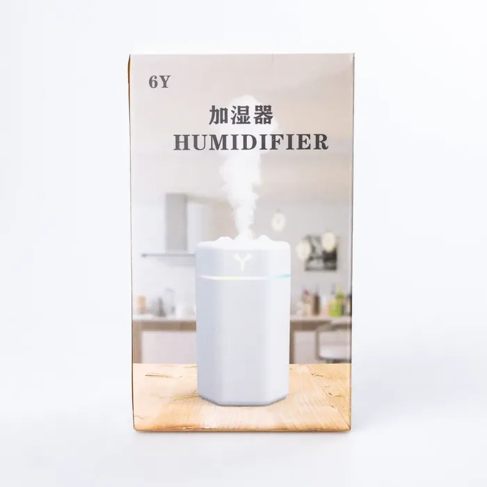 Увлажнитель воздуха для дома портативный USB 300 мл ароматический диффузор с подсветкой Голубой. - изображение 8