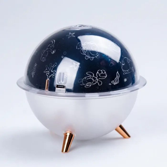 Увлажнитель воздуха и лампа проектор детская портативная USB 260 мл ароматический диффузор с подсветкой (HPBH17162) - изображение 2