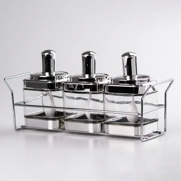 Банки для сыпучих продуктов набор из 3 шт. - изображение 2