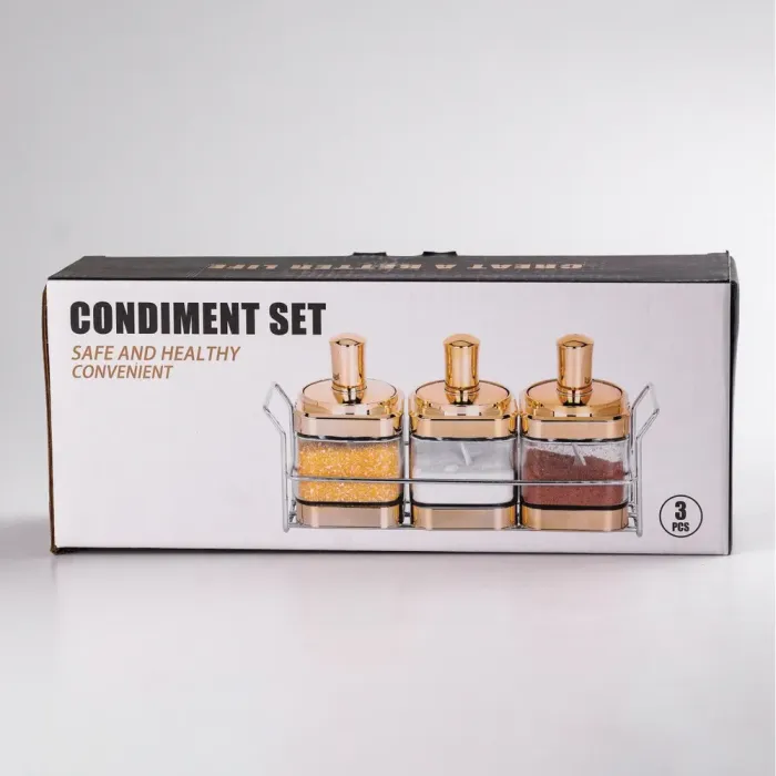 Банки для сыпучих продуктов набор из 3 шт. - изображение 4