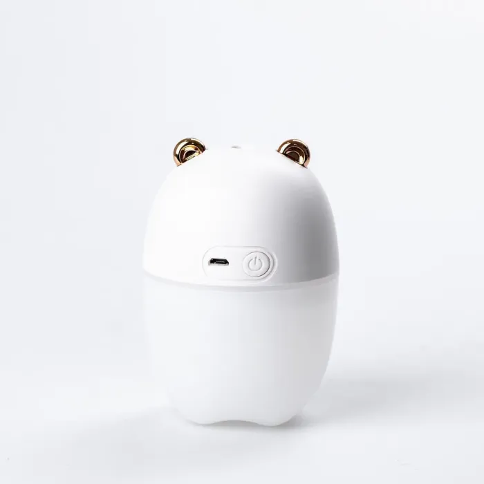 Зволожувач повітря для дому дитячий ведмедик портативний USB 220 мл ароматичний дифузор з підсвічуванням (HPBH17201W) - зображення 2