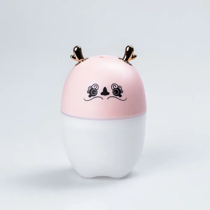 Зволожувач повітря для дому дитячий портативний USB 220 мл ароматичний дифузор з підсвічуванням Рожевий (HPBH17202P) - зображення 1