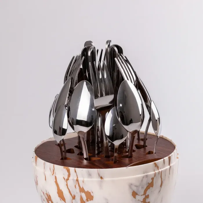 Набор столовых приборов из нержавеющей стали 24 штук. (HP1363) - изображение 2