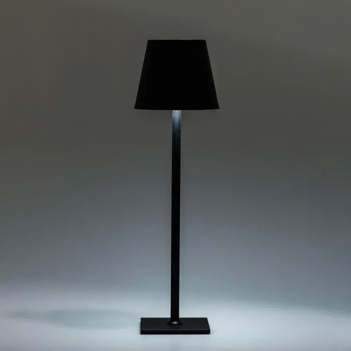 Лампа настільна акумуляторна в скандинавському стилі 5 Вт 5200mA настільний світильник Чорний (HP400B) - зображення 4