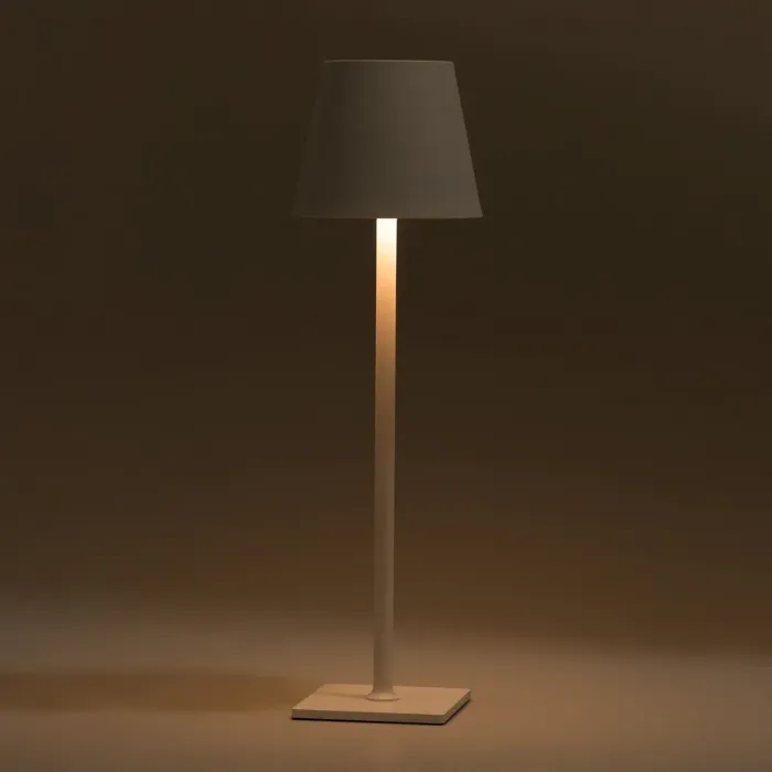 Лампа настільна акумуляторна в скандинавському стилі 5 Вт 5200mA настільний світильник Білий (HP400W) - зображення 1